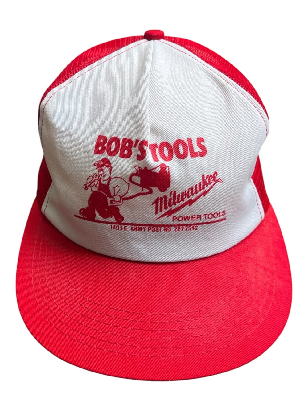 Vintage Bob’s Tool’s Store Milwaukee tools Trucker Hat Des Moines Iowa